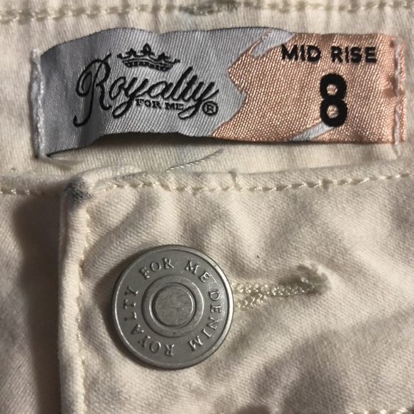 🌻Royalty Mid Rise 8 Beige Jean - Picture 10 of 11